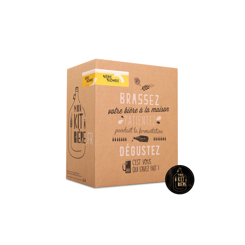 Kit complet de Brassage Artisanal Bière Blonde 5 litres