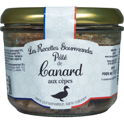 Pâté de canard aux cèpes