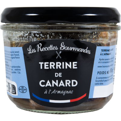 TERRINE DE CANARD À L’ARMAGNAC 180 g