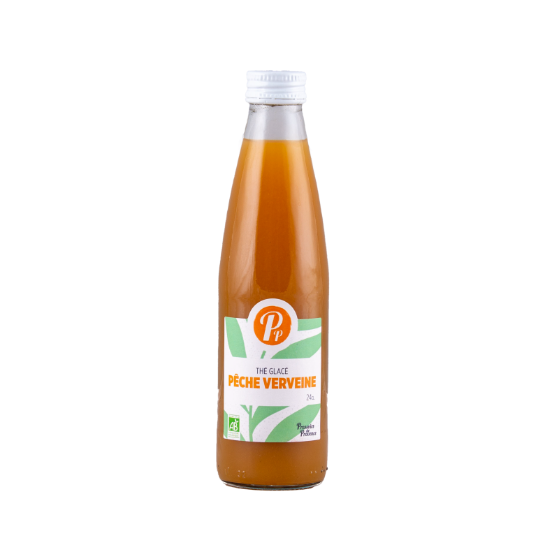 Thé glacé pêche verveine BIo