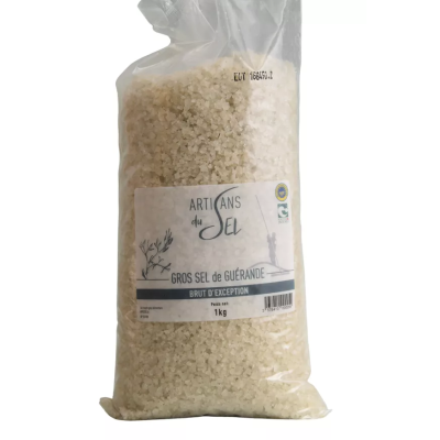 Gros Sel de Guérande Gris – Brut d’Exception – 1kg | Artisans du Sel