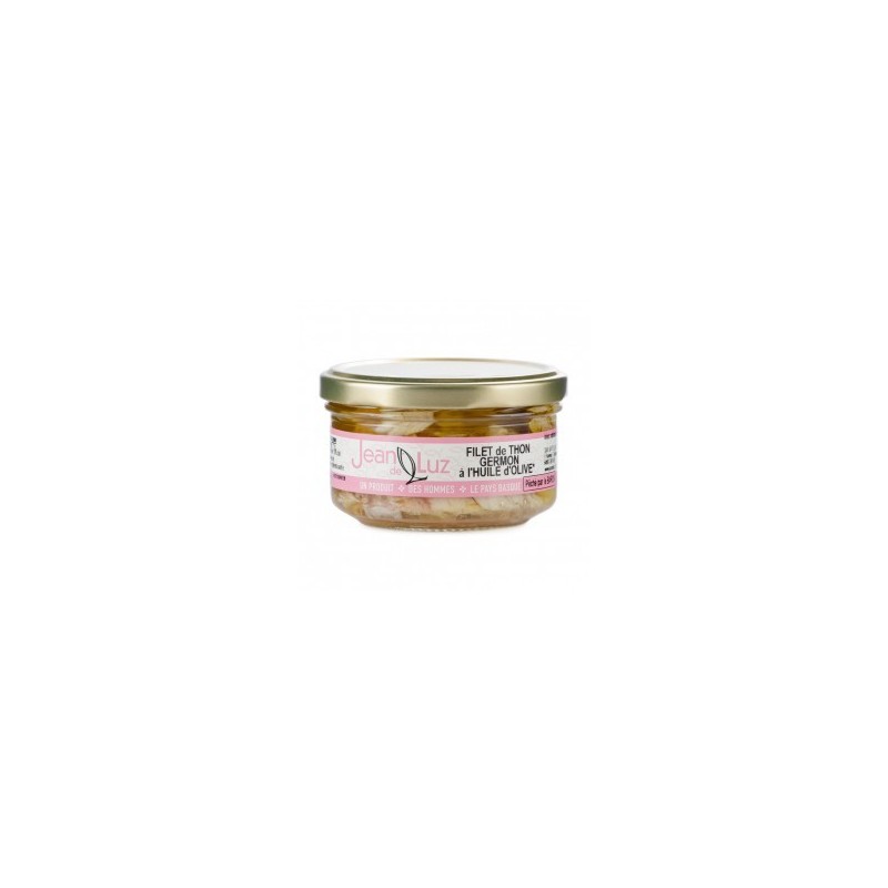 Filet de thon germon à l'huile d'olive