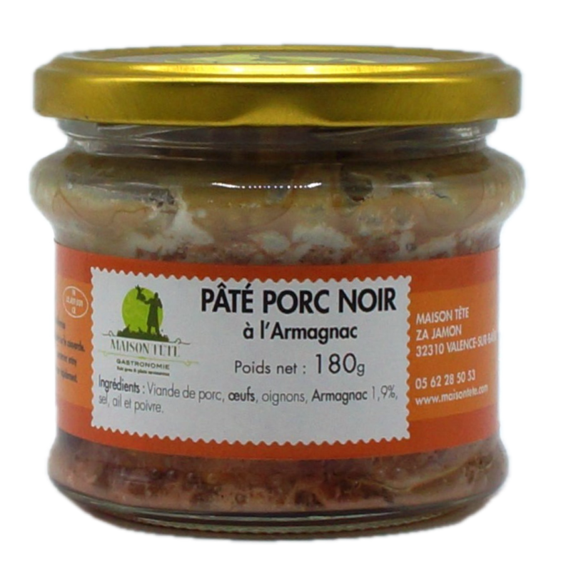 Pâté de porc noir à l'Armagnac