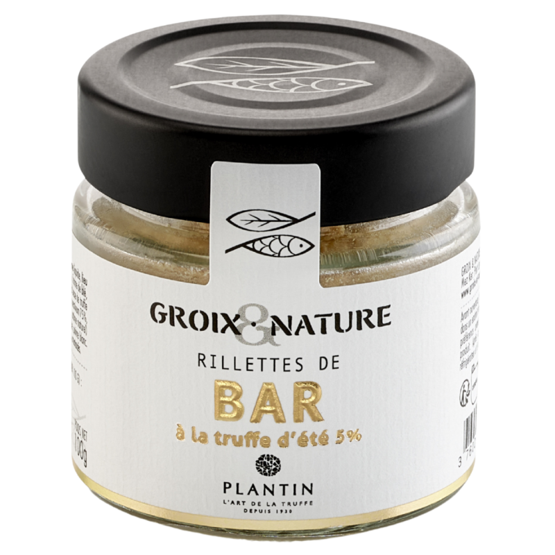 Rillettes de bar à la truffe