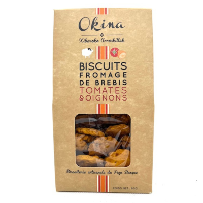 Biscuits brebis tomate oignon