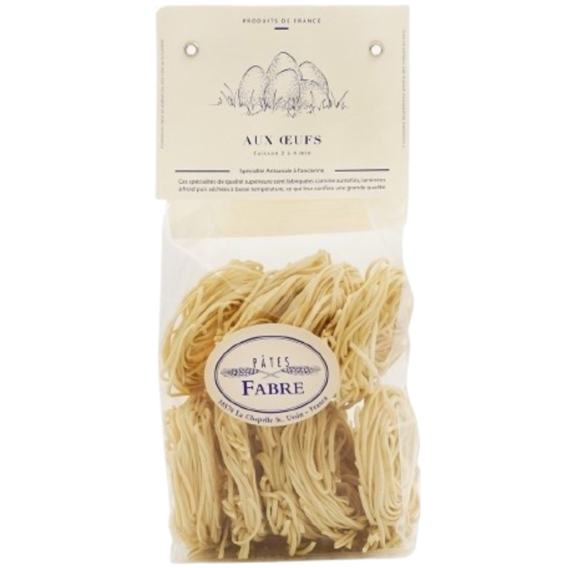 Spaghettis nids 2 mm aux œufs