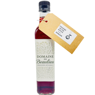 Vinaigre de vin rouge et échalote