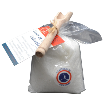 Fleur de Sel de Guérande et sa Pelle - 100g